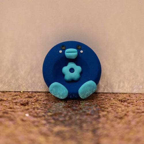 Blue Rubber Ducky Worry Stone | Fidget Toy